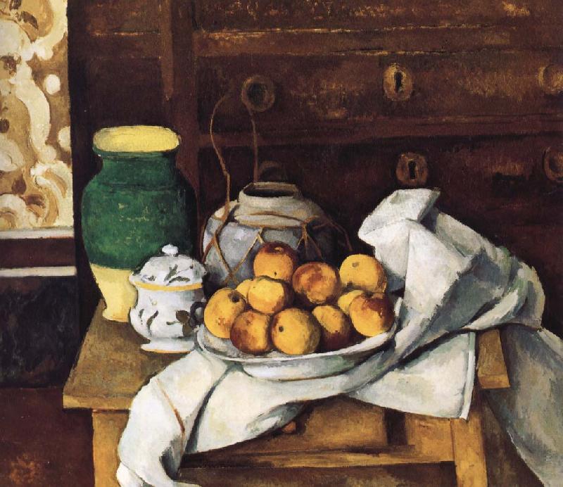 Paul Cezanne of still life with fruit